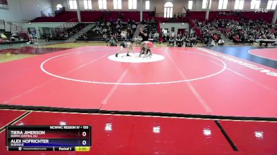 155 lbs Cons. Semi - Alex Hofrichter, Dubuque vs Tiera Jimerson, North Central (IL)