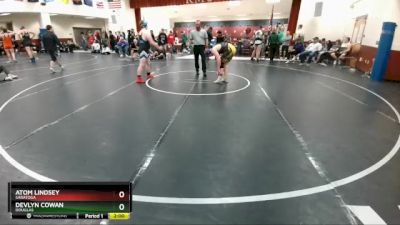 215 lbs Quarterfinal - Atom Lindsey, Saratoga vs Devlyn Cowan, Douglas