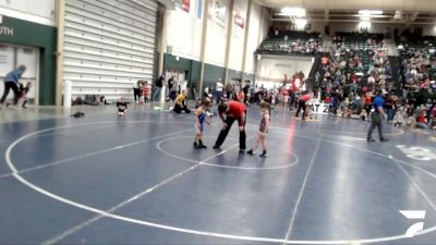 44-48 lbs Quarterfinal - Lauren Barg, Norfolk Jr Wrestling vs Angelica Maya, Andover Wrestling Club