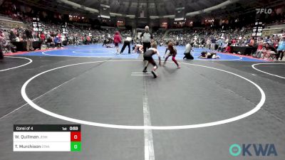 90 lbs Consi Of 4 - Whitacre Quillman, Jenks Trojan Wrestling Club vs Tytus Murchison, Standfast