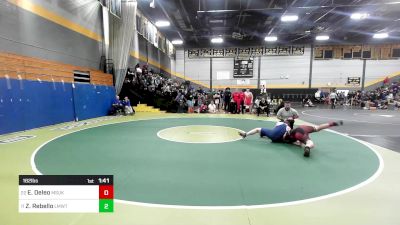 182 lbs Round Of 32 - Evan Deleo, Masuk vs Zachary Rebello, Lyman Mem/Windham Tech