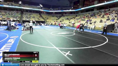 215 Class 2 lbs Champ. Round 1 - Bo Leatherman, Odessa vs Derron Perkins, St. Mary`s (St. Louis)