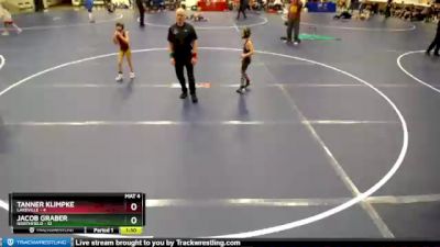 60 lbs Round 5 (6 Team) - Jacob Graber, Northfield vs Tanner Klimpke, Lakeville