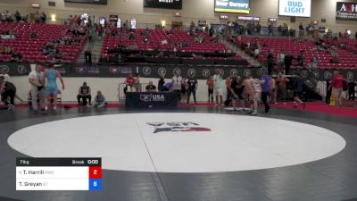 71 kg Rnd Of 32 - Tyler Harrill, MWC Wrestling Academy vs Tigran Greyan, St. John Bosco High School Wrestling