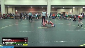 50 lbs Round 5 (6 Team) - Nolan Gatt, Backyard Brawlers vs Logan Sponseller, Elite Athletic Club