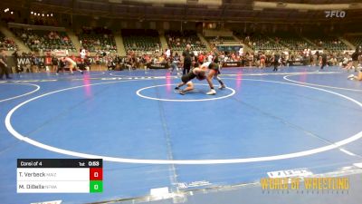 115 lbs Consi Of 4 - Talon Verbeck, Maize Wrestling Club vs Mario DiBella, NFWA