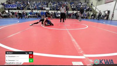 64 lbs Rr Rnd 1 - Travis Barraclough, Lawrence Elite vs Hunter Wisdom, Caney Valley Wrestling