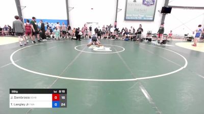 69 kg 5th Place - Jayden Dambrosio, Doughboy vs Terry Langley Jr, Felix Wrestling Academy