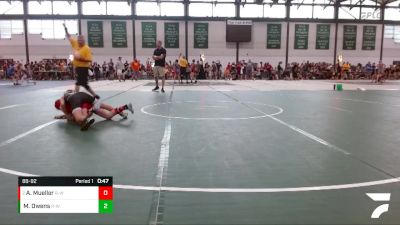 88-92 lbs Round 2 - Annabelle Mueller, ISI vs Mya Owens, Storm Wrestling Club