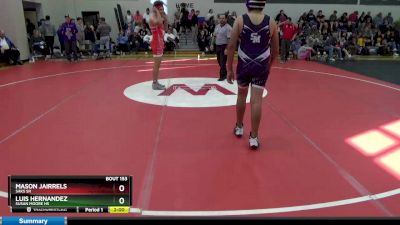 182 lbs Round 3 - Luis Hernandez, Susan Moore Hs vs Mason Jairrels, Saks Sr