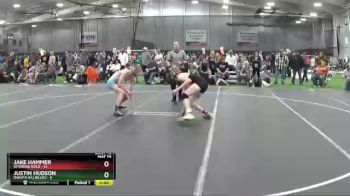 126 lbs Placement Matches (8 Team) - Justin Hudson, Dakota Hillbillies vs Jake Hammer, Wyoming Gold