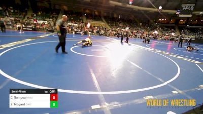 100 lbs Semifinal - Cooper Sampson, Neosho Wrestling vs Zion Mogard, CIWC-Team Intensity