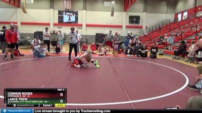 8U - HWT Round 3 (6 Team) - Connor Rooks, Stronghold - 8U vs Lance Frew, Alexander City Youth Wrestling - 8U