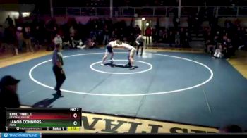 220 lbs 1st Place Match - Jakob Connors, Mead vs Emil Thiele, Central Valley