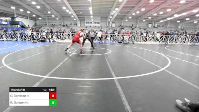 285 lbs Round Of 16 - Drake Garrison, VA vs Rasheen Duncan, MD