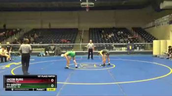 126 lbs Placement Matches (8 Team) - Ty Gentry, Buford HS vs Jacob Burg, Valdosta