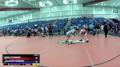 106 lbs Cons. Round 3 - Evan Litzsinger, MO vs Jonathan Marquez, IL