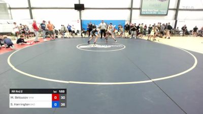 145 lbs Rr Rnd 2 - Maxim Belousov, Vougar's Honors Wrestling vs Sam Harrington, Bad Karma