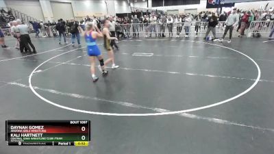 108 lbs Cons. Round 2 - Daynah Gomez, Arizona Girls Wrestling vs Kali Hartnett, Central Iowa Wrestling Club /Team Intensity