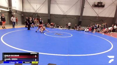 113 lbs Semifinal - Emilio Escobar, CA vs Daniel Green, MT