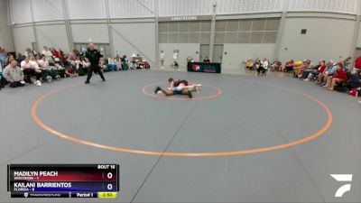 127 lbs Placement Matches (8 Team) - Madilyn Peach, Wisconsin vs Kailani Barrientos, Florida