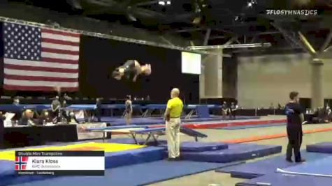 Kiara Kloss - Double Mini Trampoline, KMC Gymnastics - 2021 USA Gymnastics Championships