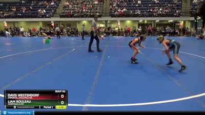 80 lbs Semifinal - Liam Rouleau, Chippewa Elite vs Davis Westendorf, Immortal Athletics WC