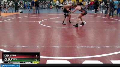 115 lbs Cons. Round 5 - Cael Myers, Fruitland vs Caleb Jones, West Boise