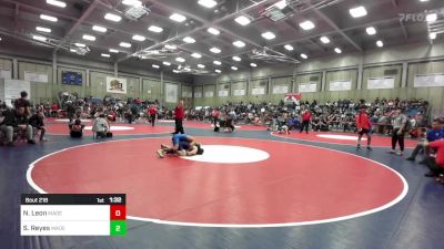 120 lbs Round Of 32 - Nathan Leon, Madera South vs Solomon Reyes, Madera