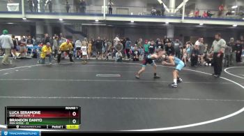 80 lbs Round 1 (8 Team) - Brandon Danyo, Iron Horse vs Luca Seramone, East Coast Elite