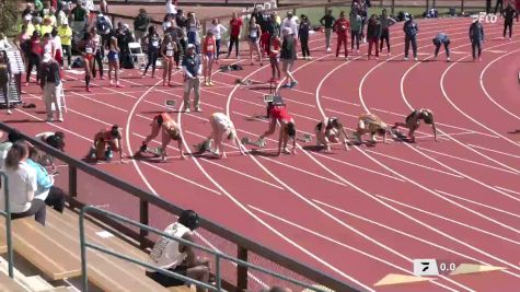 Women's 100m, Heat 1