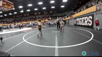 55 lbs Quarterfinal - Decklyn Bosarge, Tuttle Wrestling vs Easton Houck, Norman Grappling Club