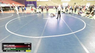 112-112 A Round 3 - Tristian Miller, North Dakota vs Brett Kiecker, JARO Wrestling Academy