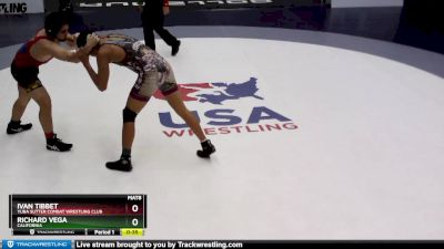 170 lbs Cons. Round 3 - Richard Vega, California vs Ivan Tibbet, Yuba Sutter Combat Wrestling Club