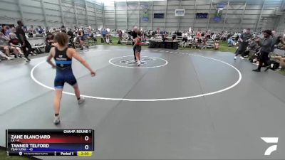 94 lbs Round 1 (16 Team) - Zane Blanchard, LA vs Tanner Telford, Team Utah