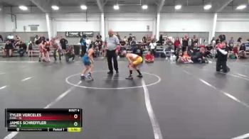 68 lbs Placement (4 Team) - Tyler Verceles, MJWL vs James Schreffler, SMWC