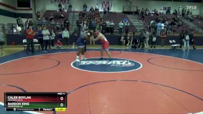 285 lbs 1st Place Match - Bardon King, Homewood Hs vs Caleb Boylan, Vestavia Hills