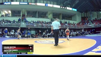 106 lbs Placement (16 Team) - Mathysin Marco, Lincoln East vs Julian Sexton, Manhattan HS