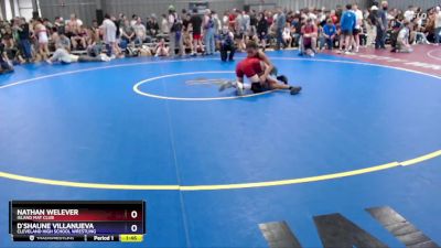 126 lbs Cons. Round 2 - Nathan Welever, Island Mat Club vs D`Shaune Villanueva, Cleveland High School Wrestling