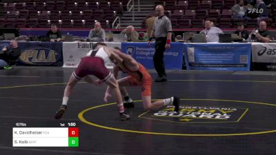 107 lbs Round Of 16 - Kole Davidheiser, Faith Christian vs Seth Kolb, Benton