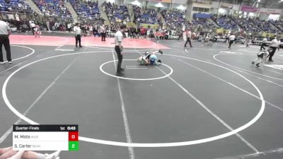 85 lbs Quarterfinal - Manuel Mota, Widefield Wrestling Club vs Simon Carter, Bear Cave