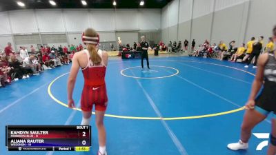 122 lbs Round 1 (8 Team) - Charli Raymond, Minnesota Blue vs Caitlyn Kelley, Wisconsin