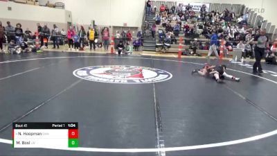 65 lbs Quarterfinal - Nathan Hoopman, Summit Wrestling Academy vs Matthew Bosl, LPGE/Browerville Wolves