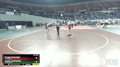 4A-152 lbs Quarterfinal - Ryker Hartsook, Sweet Home vs Tyler Moncrief, Tillamook