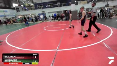 101 lbs Champ. Round 1 - Paul Eaton, Bruin Brawlers Wrestling Club vs Nick Novario, Great Neck Wrestling Club