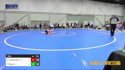 70 lbs Semifinal - Acelynn Hauenstein, Mean Girls vs Yaretzi Rojas, Eastside Assassins