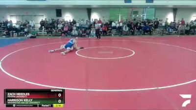 165 lbs Semifinal - Zach Needles, Messiah University vs Harrison Kelly, Washington And Lee University