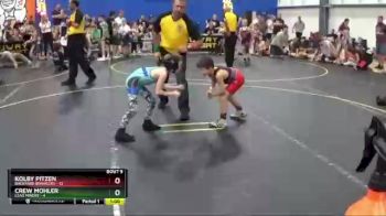 47 lbs Round 3 (8 Team) - Kolby Pitzen, Backyard Brawlers vs Crew Mohler, Lead Miners