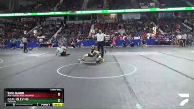 64 lbs Semifinal - Beau Blevins, Triumph vs Trig Baird, WR- Topeka Blue Thunder