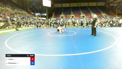 112 lbs Rnd Of 32 - Lindsey Lopez, Colorado vs Lorianna Piestewa, New Mexico